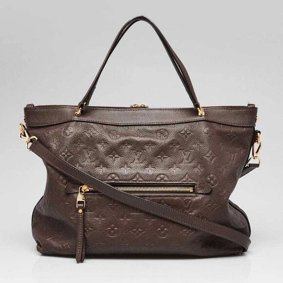 Louis Vuitton Terre Monogram Empreinte Leather Bastille MM Bag - Picture 1 of 12